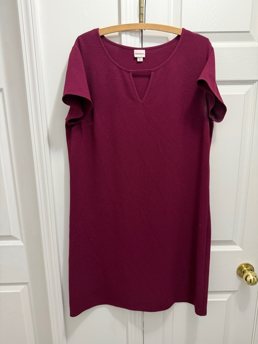 Merona Plum Short Sleeve Mini Dress